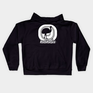 Nandu Vogel Design Besitzer Farm Futter Kids Hoodie